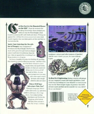 Image n° 3 - screenshots  : Dark Castle